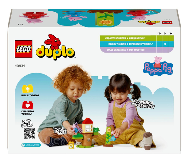 LEGO DUPLO 10431 Ogród i domek na drzewie Peppy - 1248393 - zdjęcie 3